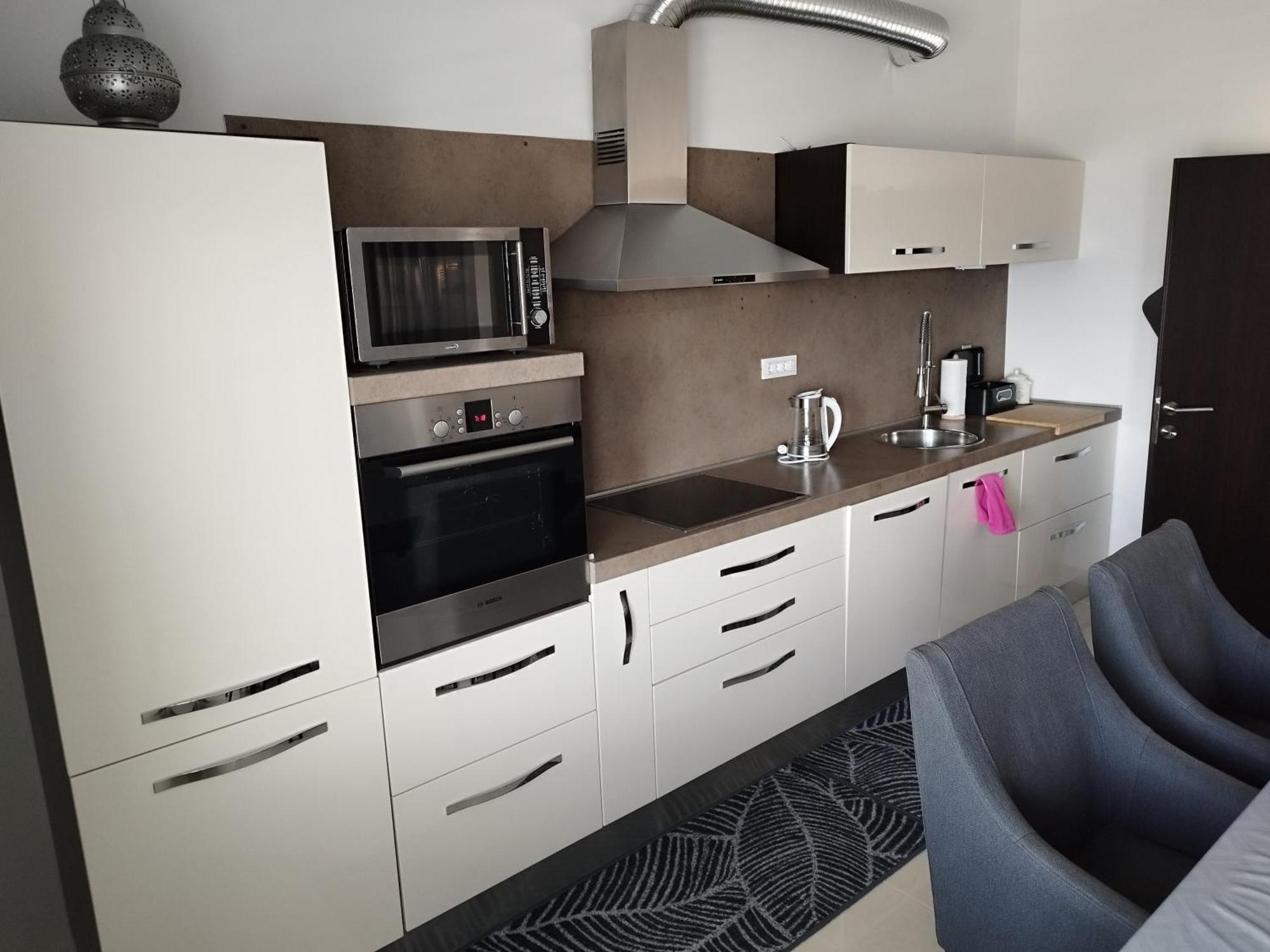 Ferienwohnung Am Sandstrand オミシュ エクステリア 写真
